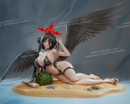 Rubim Blue Archive Hasumi swimsuit