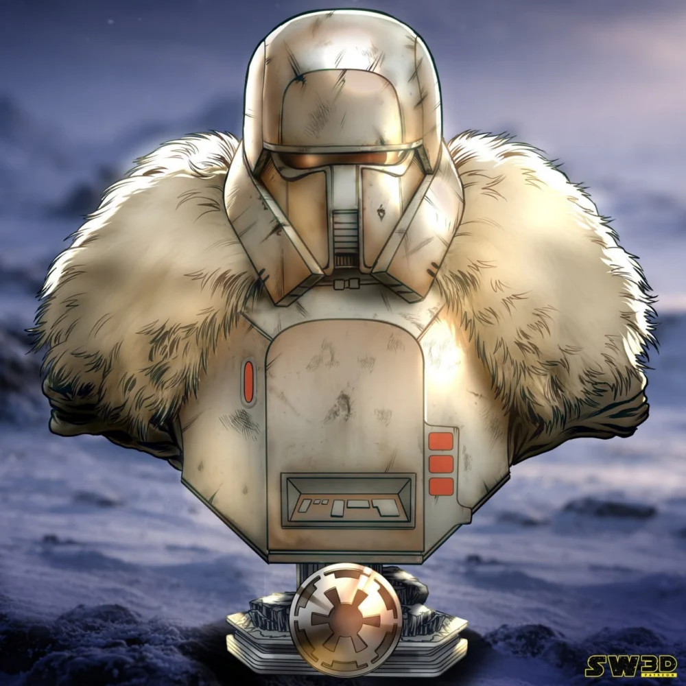 SW3D Imperial Range Trooper Portrait Bust (Non Supported)