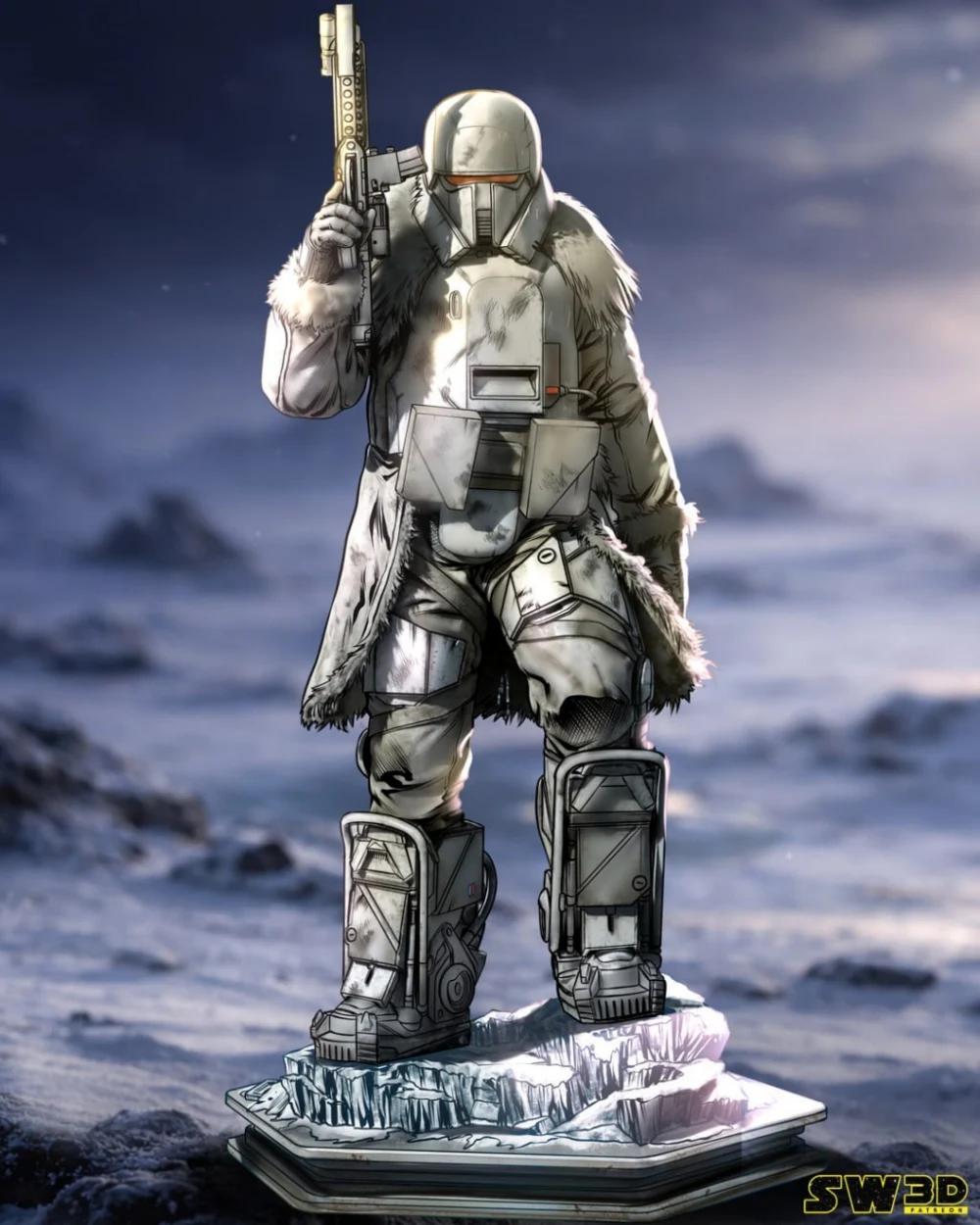SW3D Ranger Trooper Sculpture