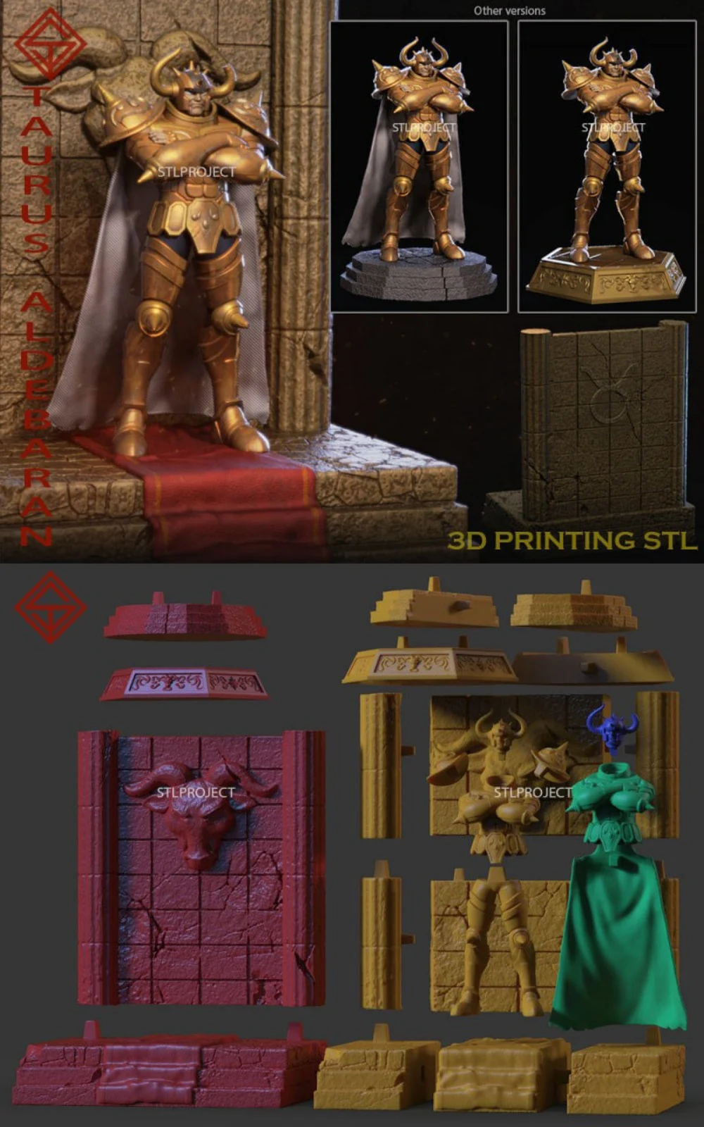 Saint Seiya Tauros Aldebaran (STLProject)