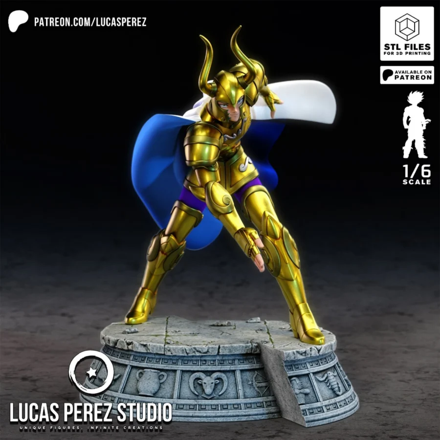 Shura de Capricornio Saint Seiya Lucas Perez