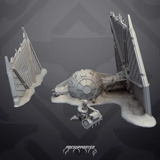 TIE Fighter Crashed Objective SF024