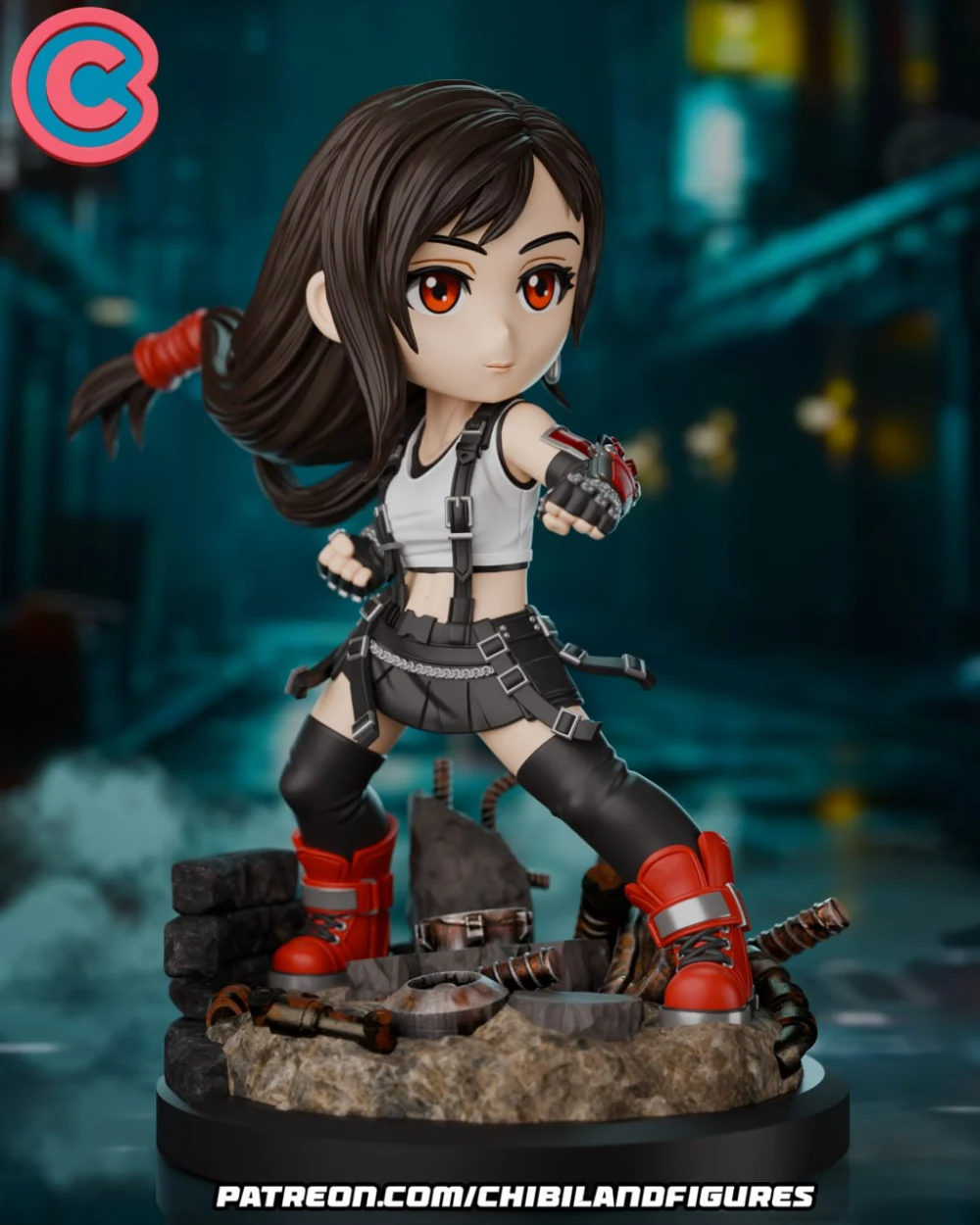 Tifa Chibi Chibi Land Figures