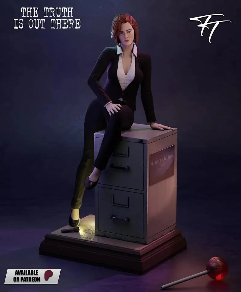 Trick or Treat – Dana Scully – 3D Print Model STL