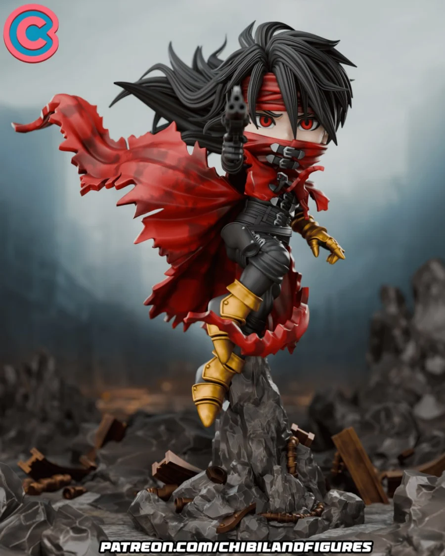 Vincent Valentine Chibi – Chibi Land Figures @stl_for_Home – STL 3D Print Model | AssetsFree.com Vincent Valentine Chibi Chibi Land Figures @stl for Home