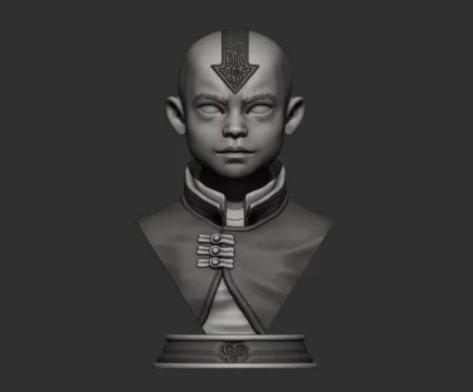 Wekster Avatar Aang Bust