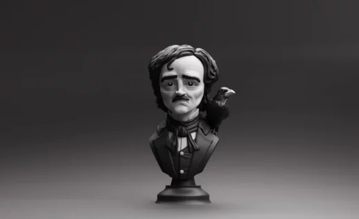 Wekster Edgar Allan Poe Bust