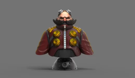 Wekster Eggman Bust