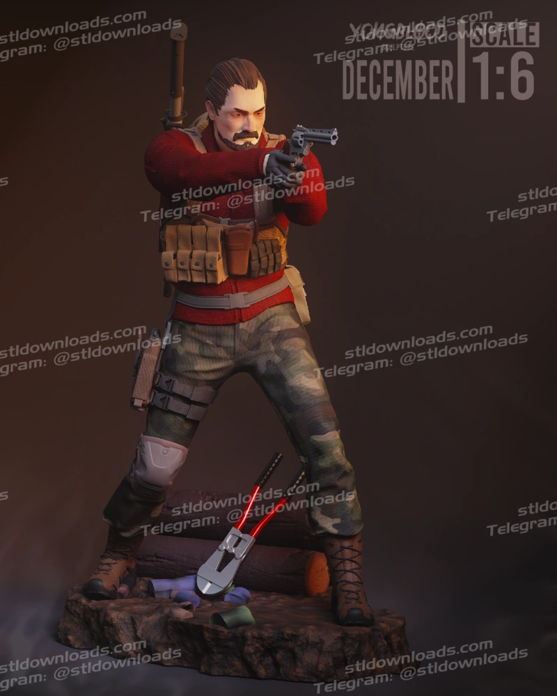 Yongblood Sculpture Barry Burton