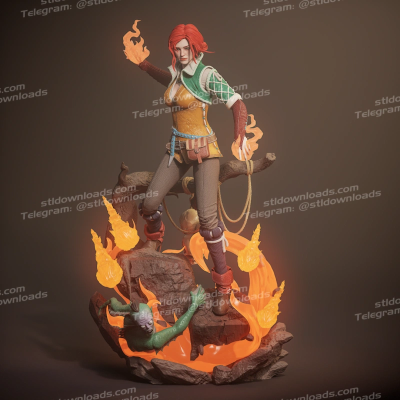 Yongblood Sculpture Triss Merigold The Witcher