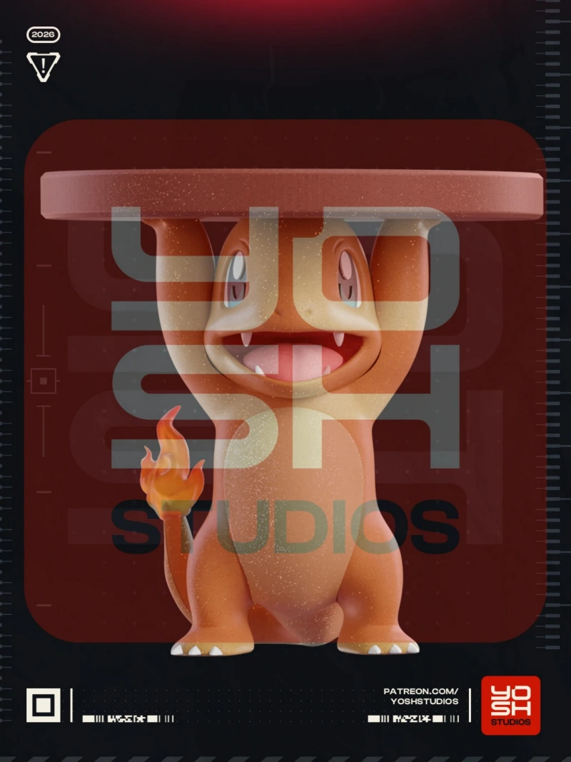Yosh Studios 2026 03 Life Size Table Charmander