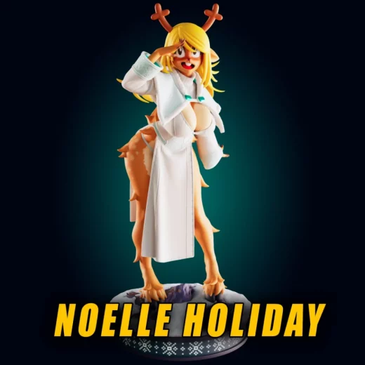 Noelle holiday cute deer girl 3d print model20260301 1 sbritm