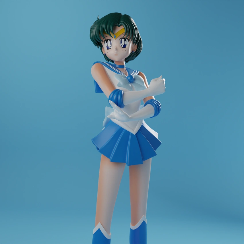 Ami Mizuno Sailor Mercury Sculpture (Sailor Moon)