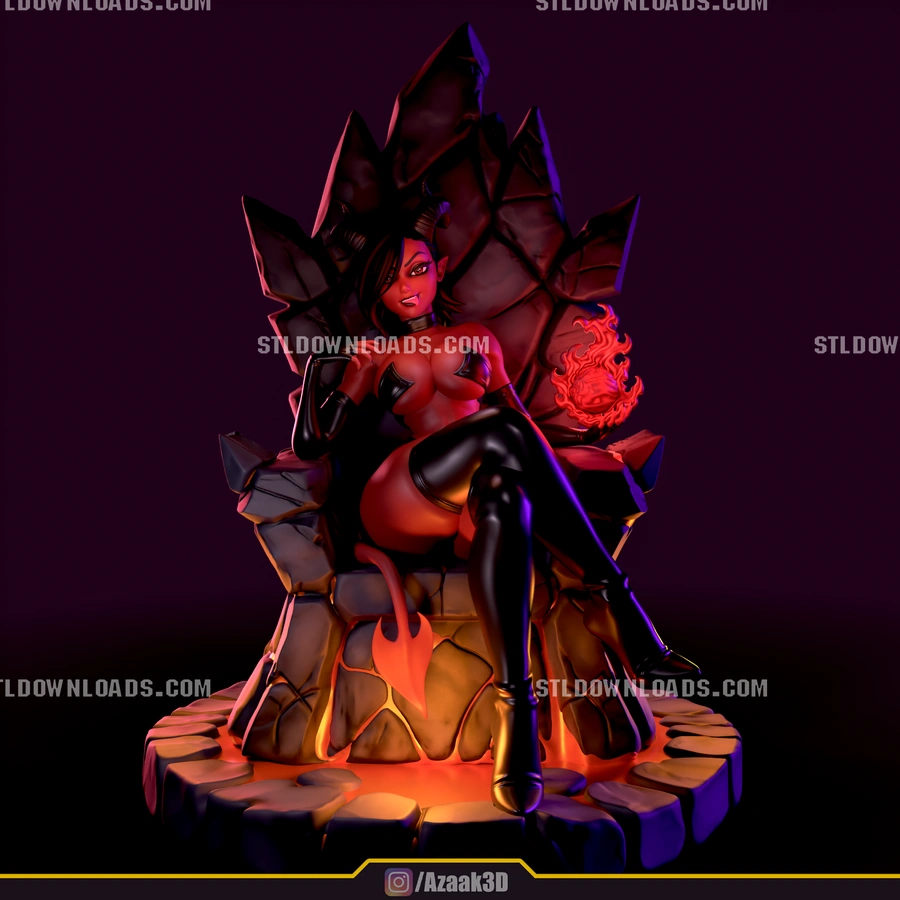 Azaak3D Hell Vixens DemonGirl