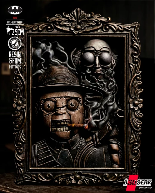 B3DSERK Scarface and Ventriloquist Bust