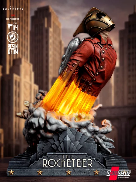 B3DSERK The Rocketeer Bust Portrait