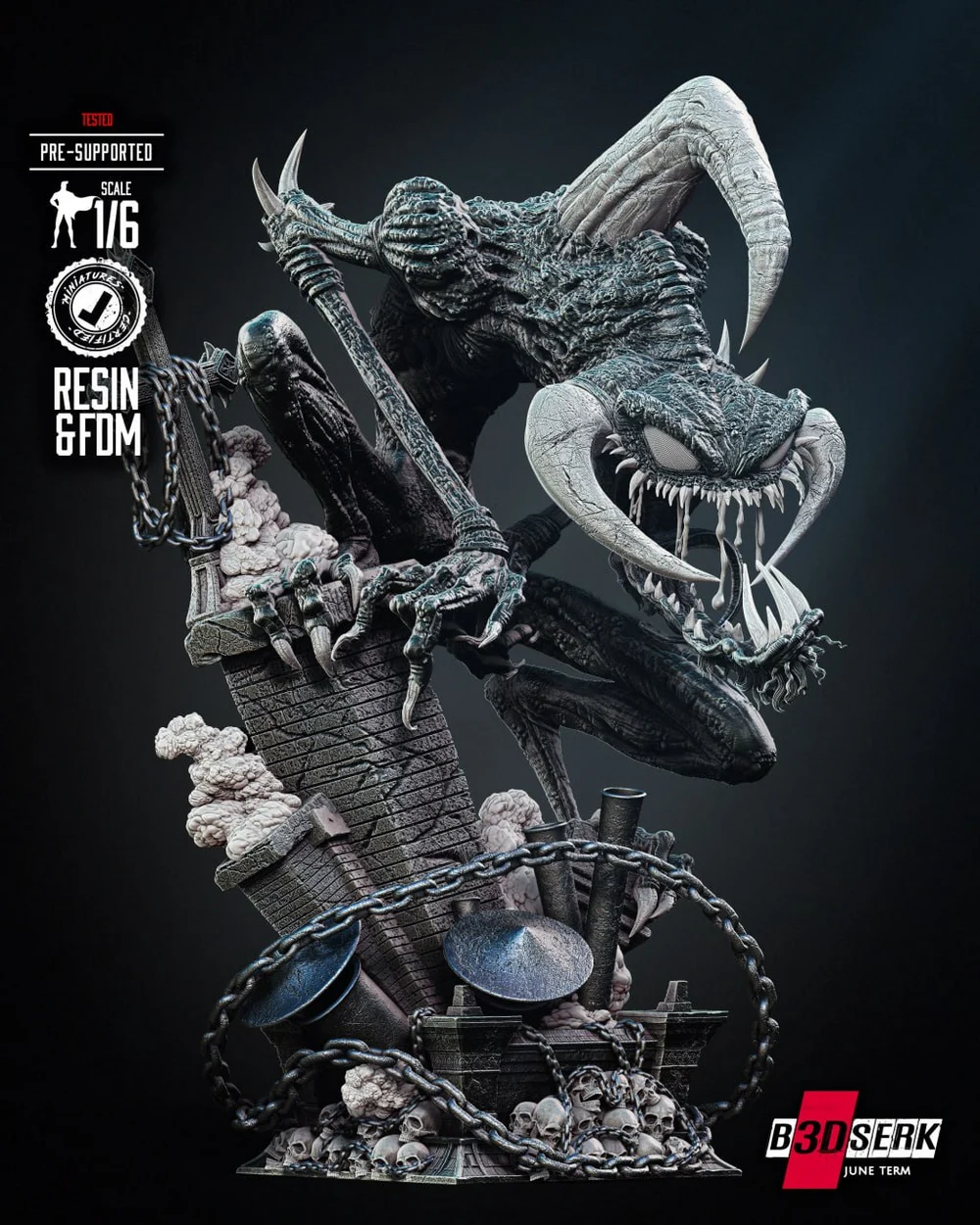 B3DSERKViolator Sculpture