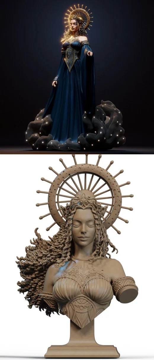 CA3D Nyx + bust