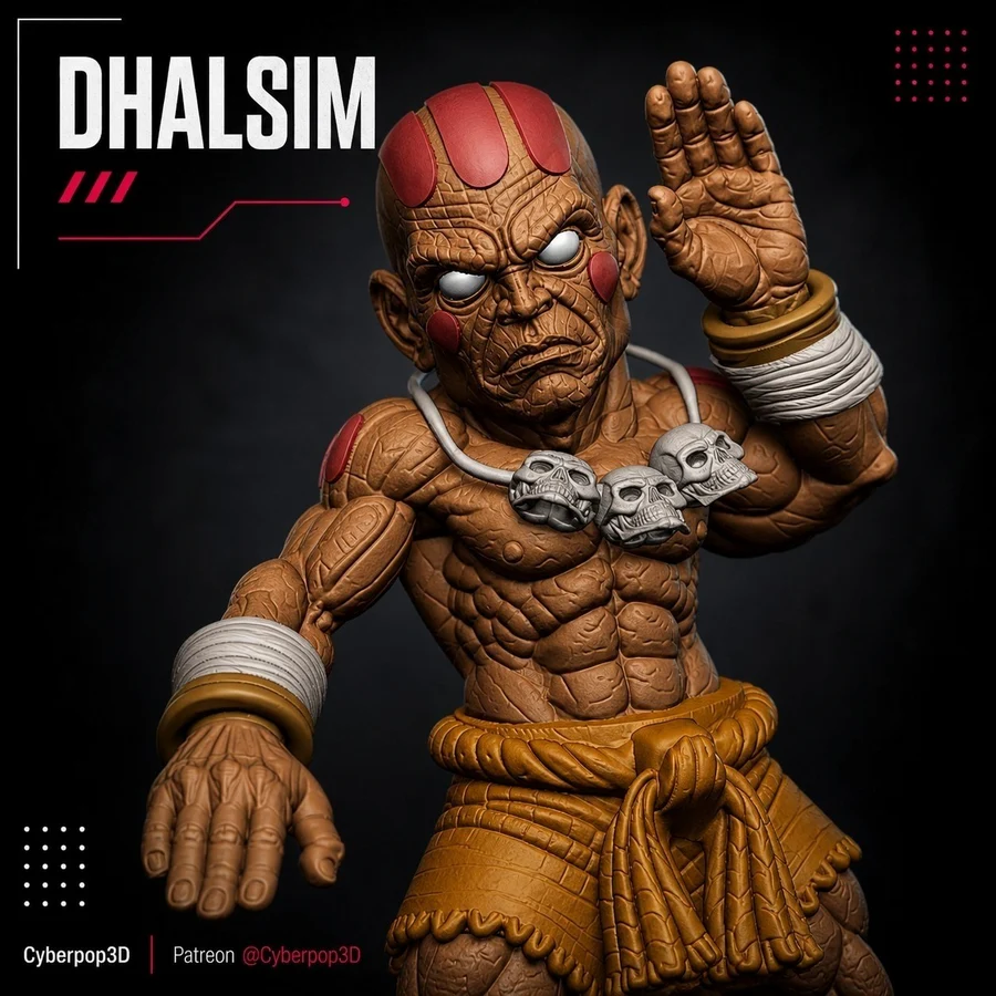 CYBERPOP DHALSIM BUILDPLATES