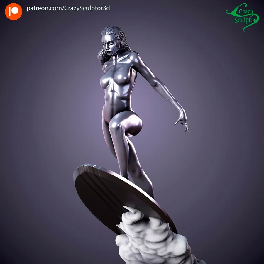 Crazy Sculptor Silver Surfer