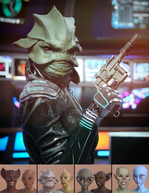 Creature HD Morphs Collection for Genesis