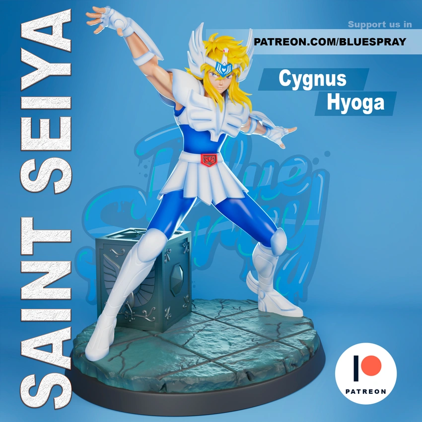 Cygnus Hyoga Sculpture (Saint Seiya)