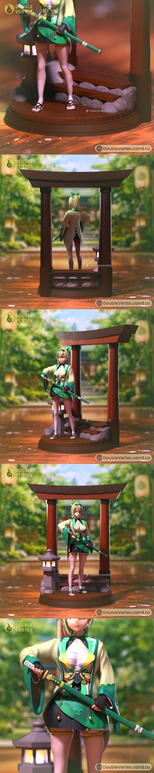 Double Vertex Kazama Iroha Hololive JP Vtuber Figure