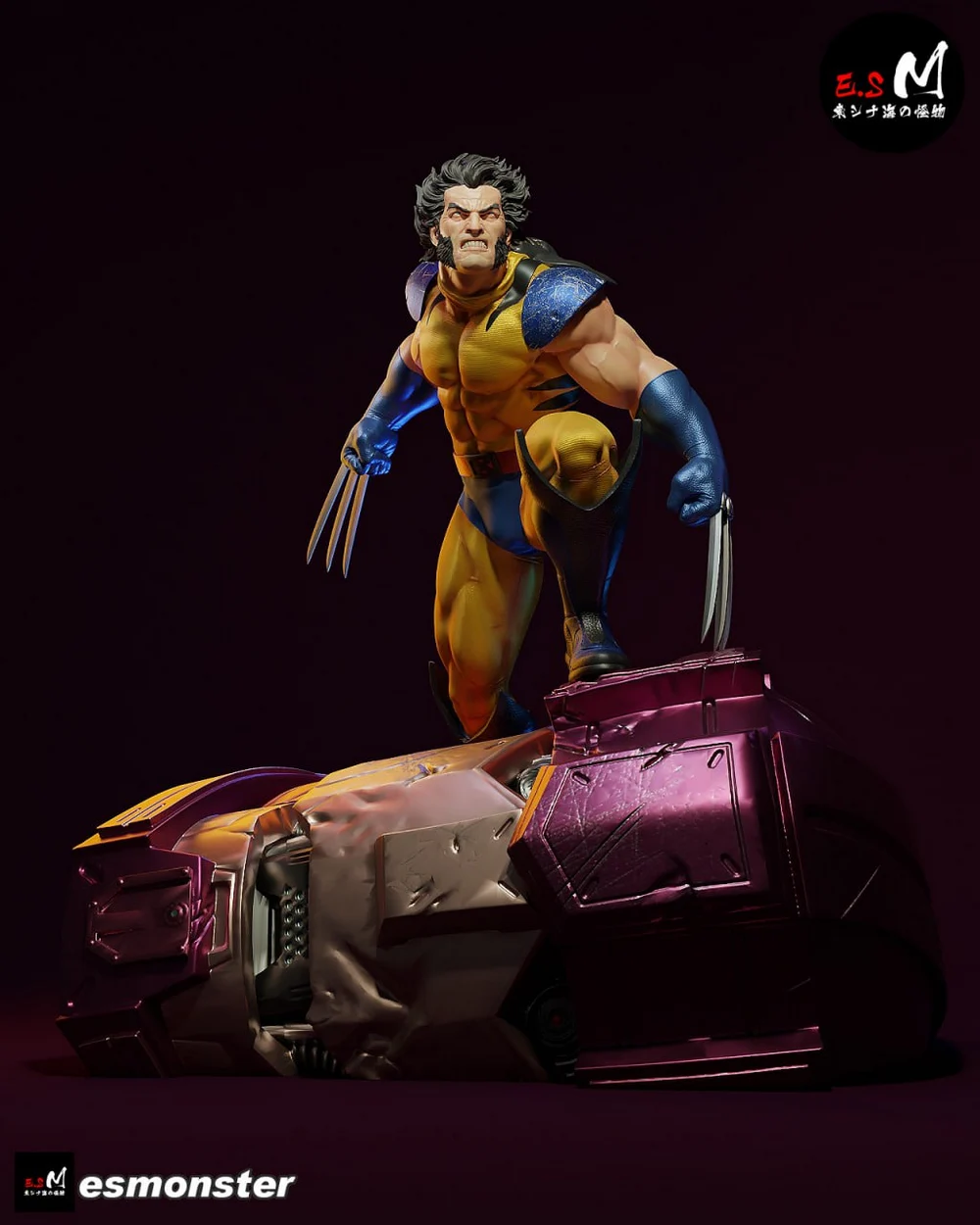 ES Monster Wolverine vs Sentinel Marvel