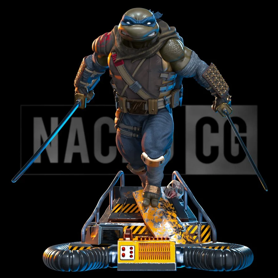 Fan Art Leo from TMNT LAST RONIN Statue
