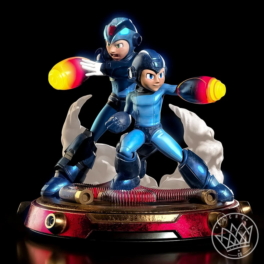 Fan Art – Megaman Generations – Diorama – FULL – STL 3D Print Model | AssetsFree.com Fan Art Megaman Generations Diorama FULL