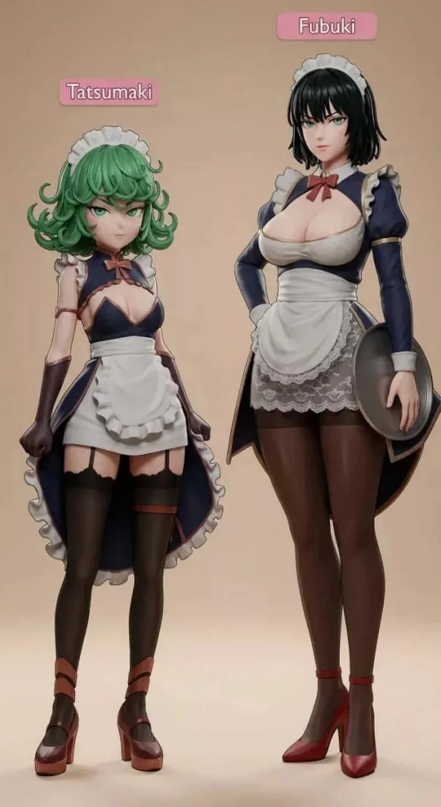 Fubuki & Tatsumaki Maids – One Punch Man