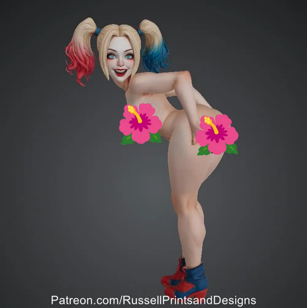 Harley Quinn Ass Spread