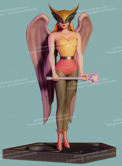 Hawk Girl Stl