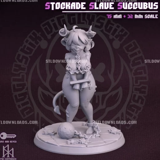 Jigglystix Stockade Slave Succubus