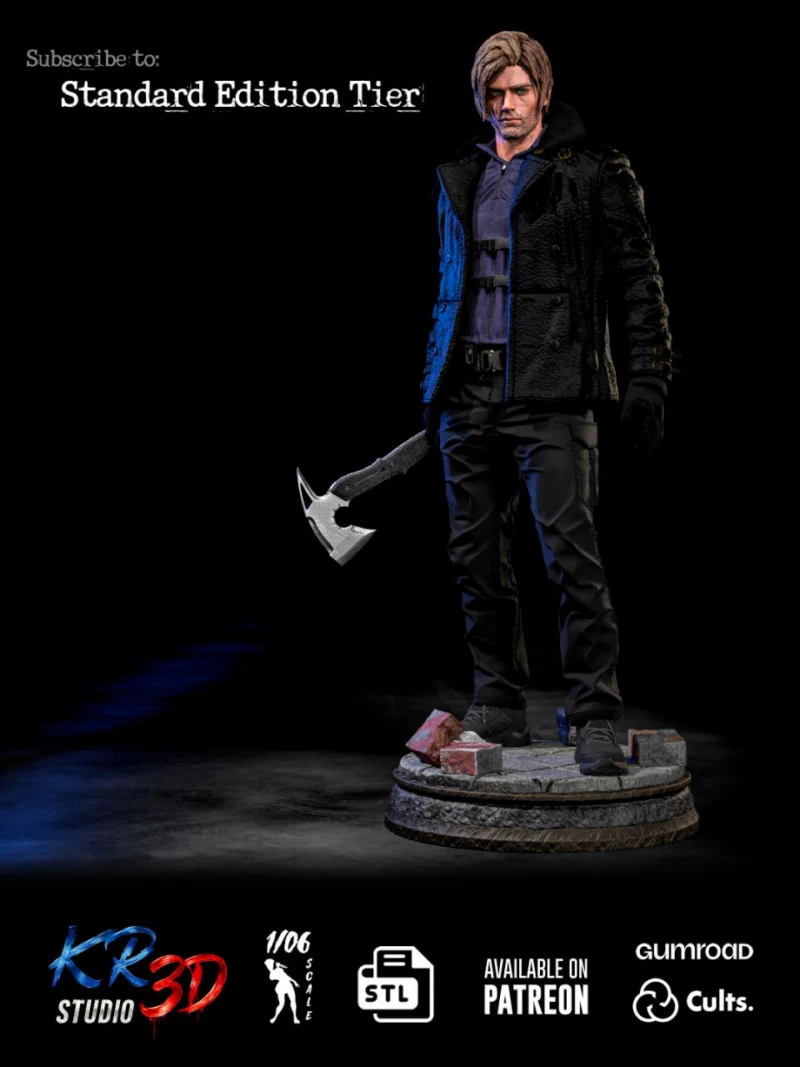 KR3D Studio Leon Kennedy Resident Evil Requiem Standard