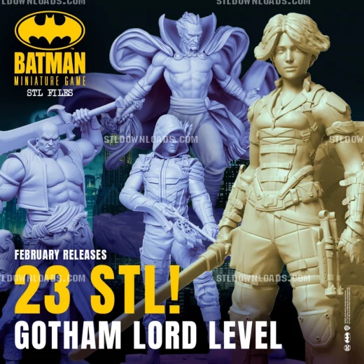 Knight Models Batman Miniatures Game Gotham Lord February