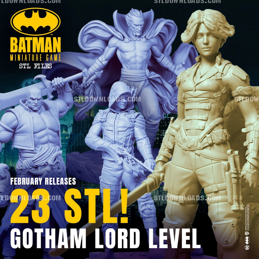 Knight Models Batman Miniatures Game Gotham Lord February
