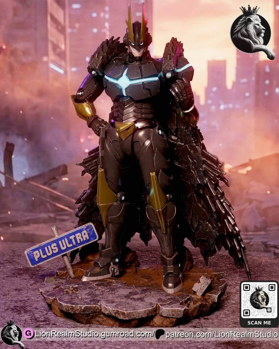 LionRealm Studio All Might Armored My Hero Academima