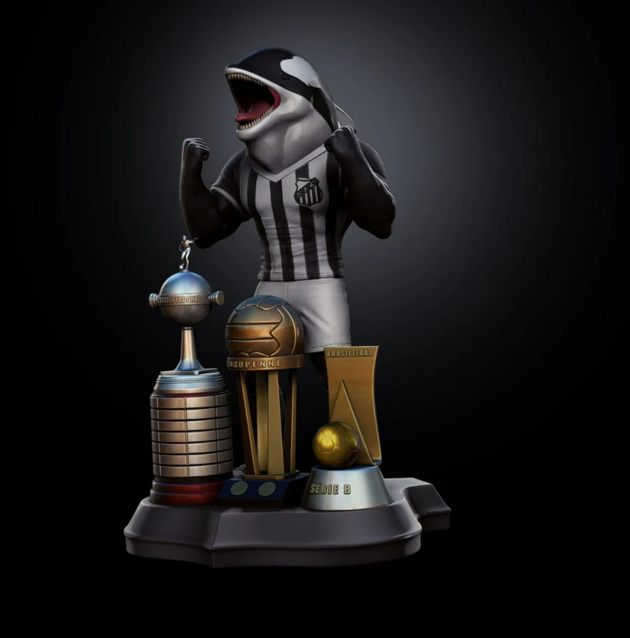 Mascote Santos Orca