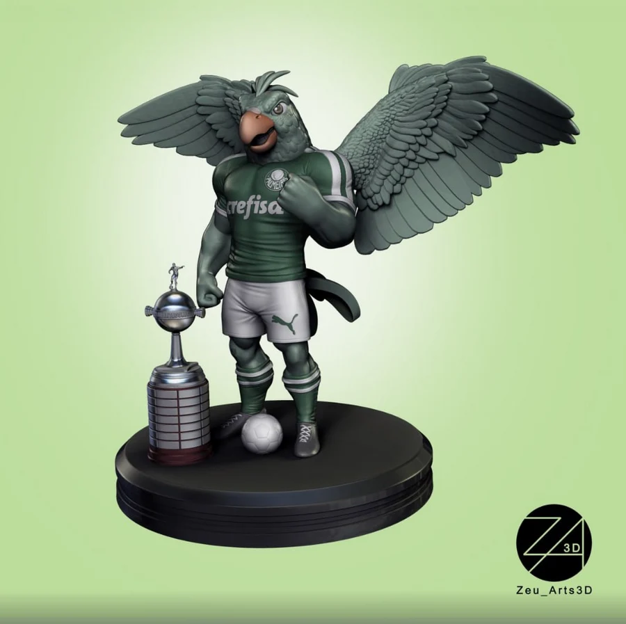 Mascote palemeiras papagaio