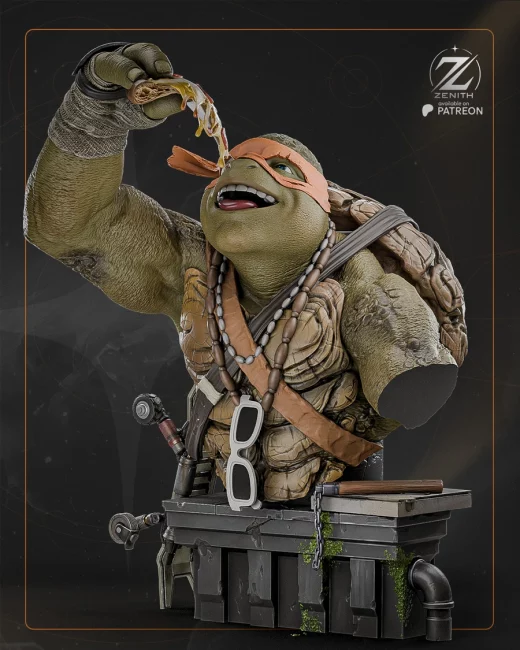 Michelangelo STL Bust