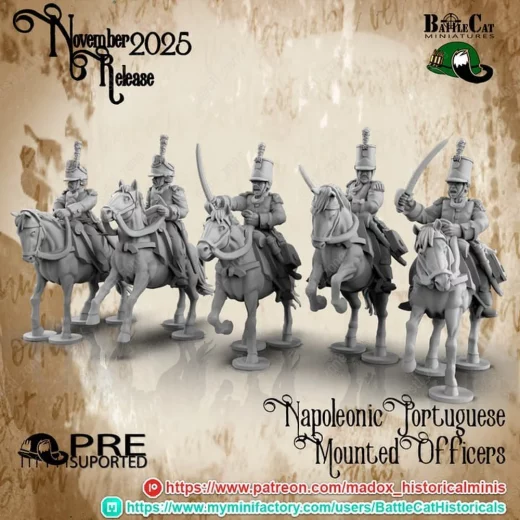 Napoleonic Portuguese Mounted Officers