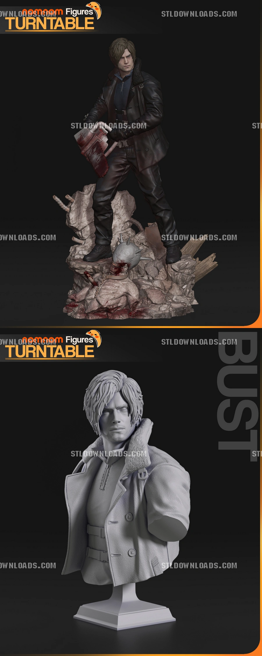 Nomnom Figures Leon S. Kennedy Resident Evil