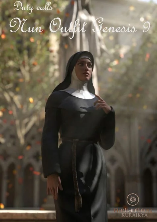 Nun Outfit for Genesis