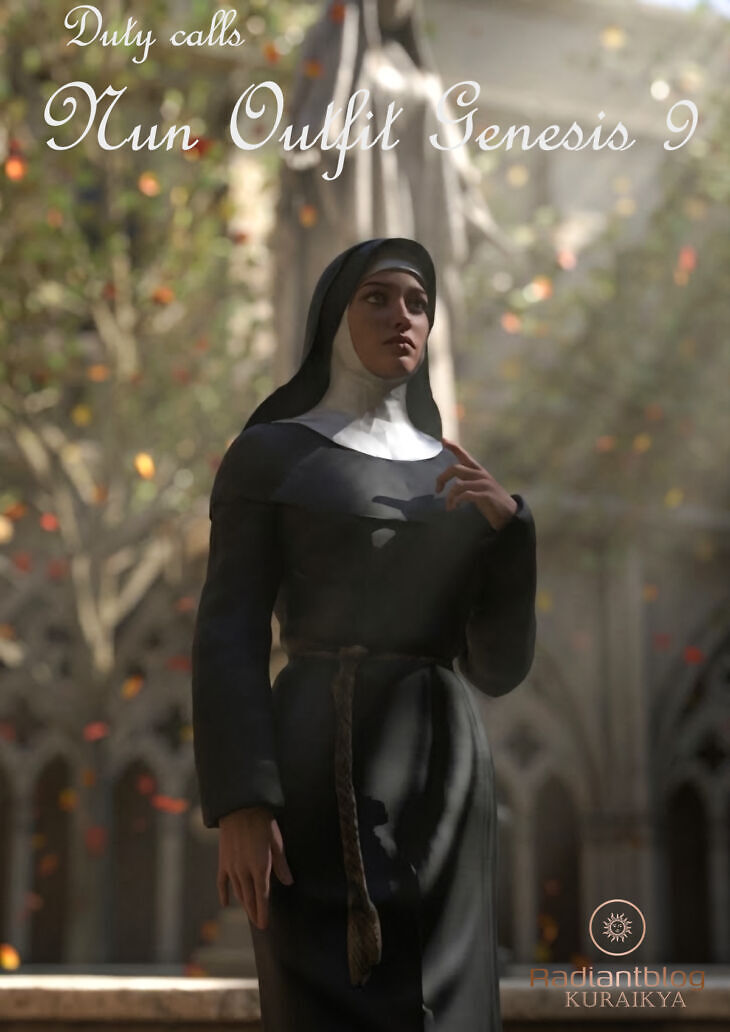 Nun Outfit for Genesis