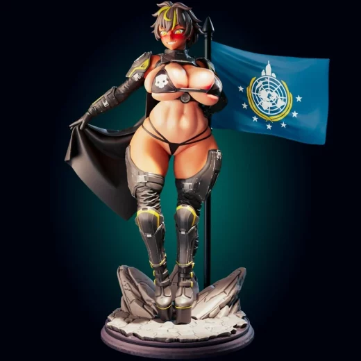 Officer Rhu HellDiver Girl