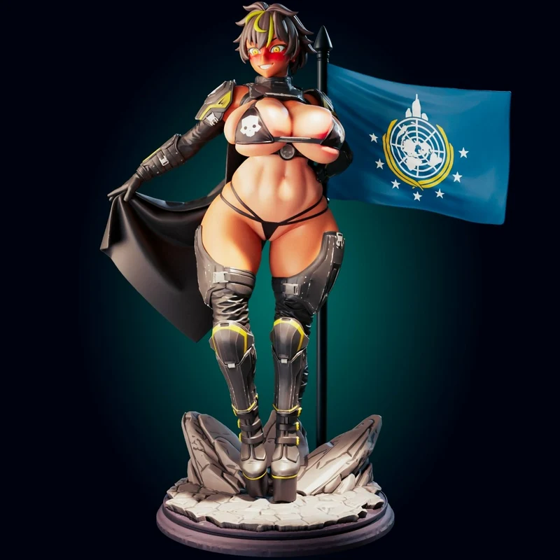 Officer Rhu HellDiver Girl