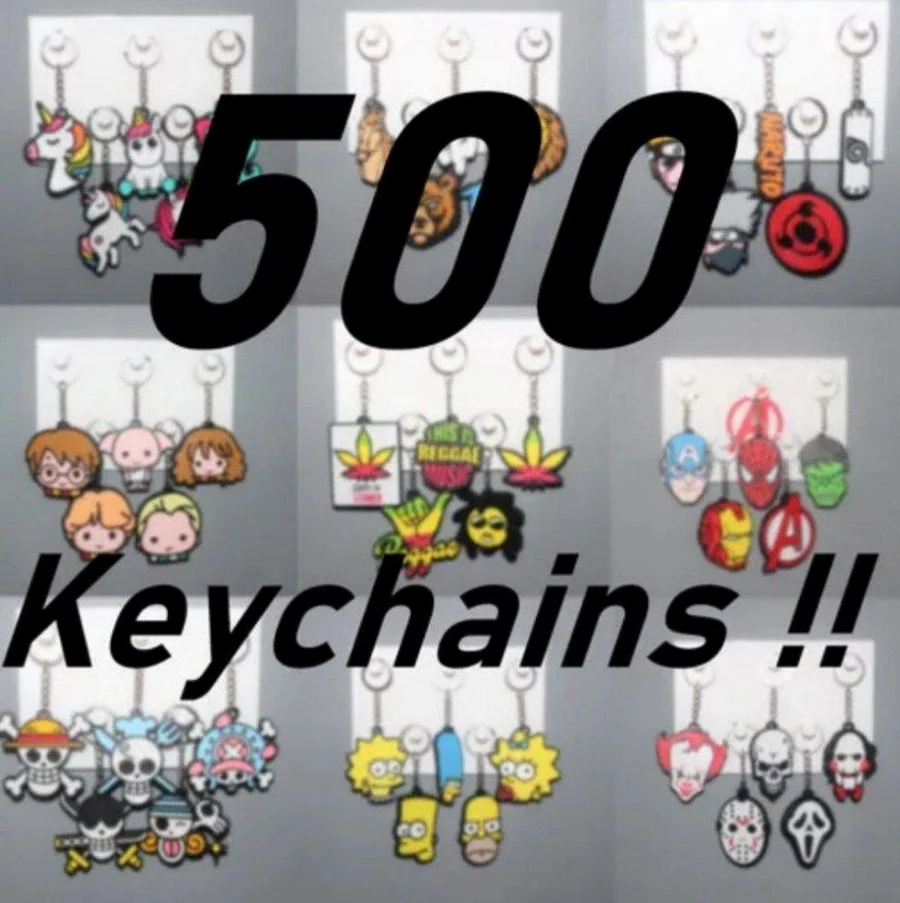 PACK 500 KEYCHAINS