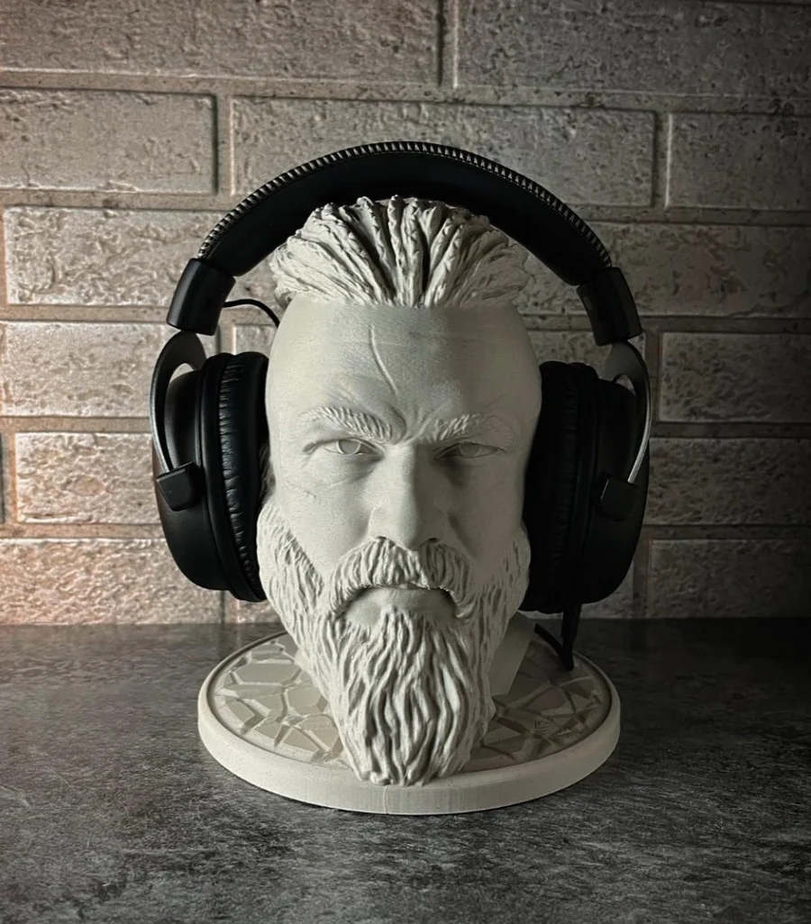 Ragnar headphone stand – STL 3D Print Model | AssetsFree.com Ragnar headphone stand