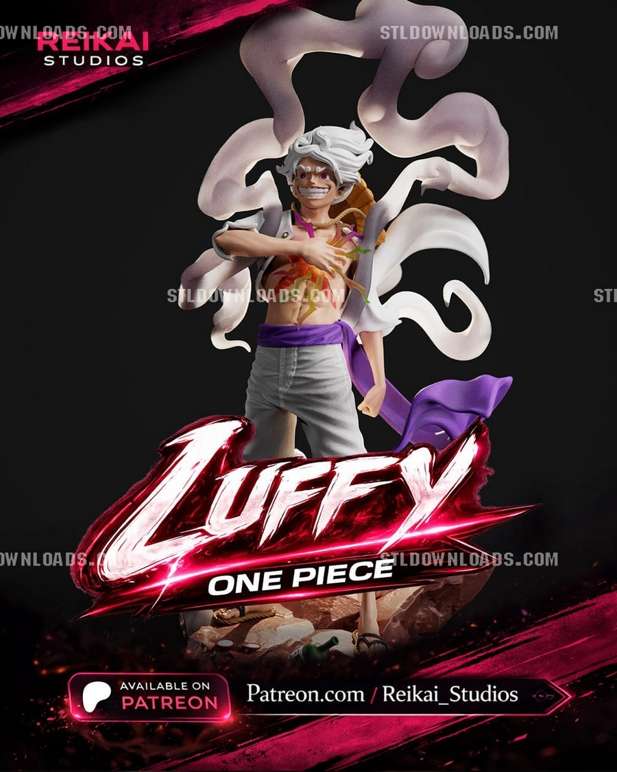 Reikai Studios – Luffy Gear 5 – STL 3D Print Model | AssetsFree.com Reikai Studios Luffy Gear